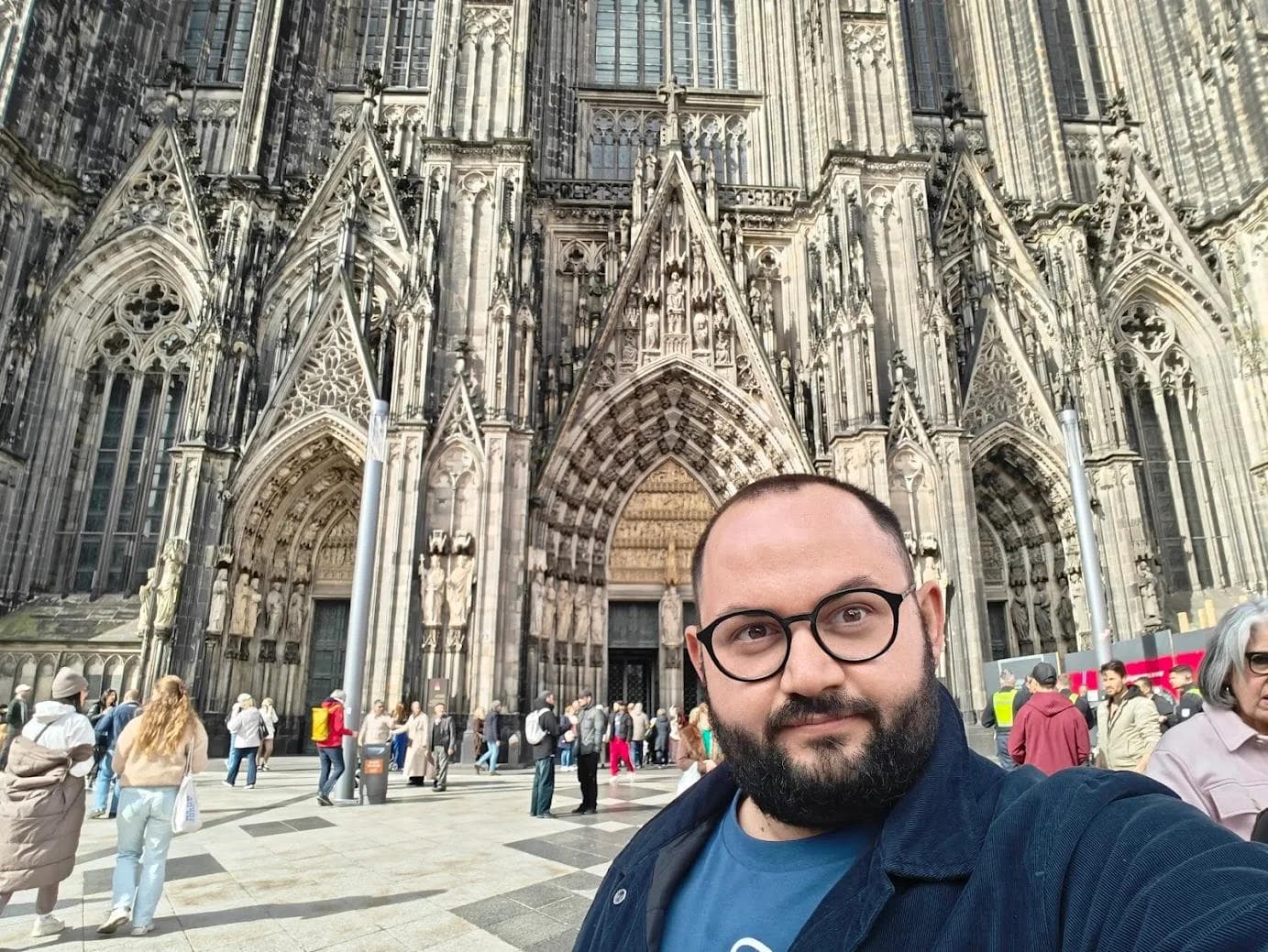 Katedra w Kolonii, podróż służbowa zespołu PolandAI